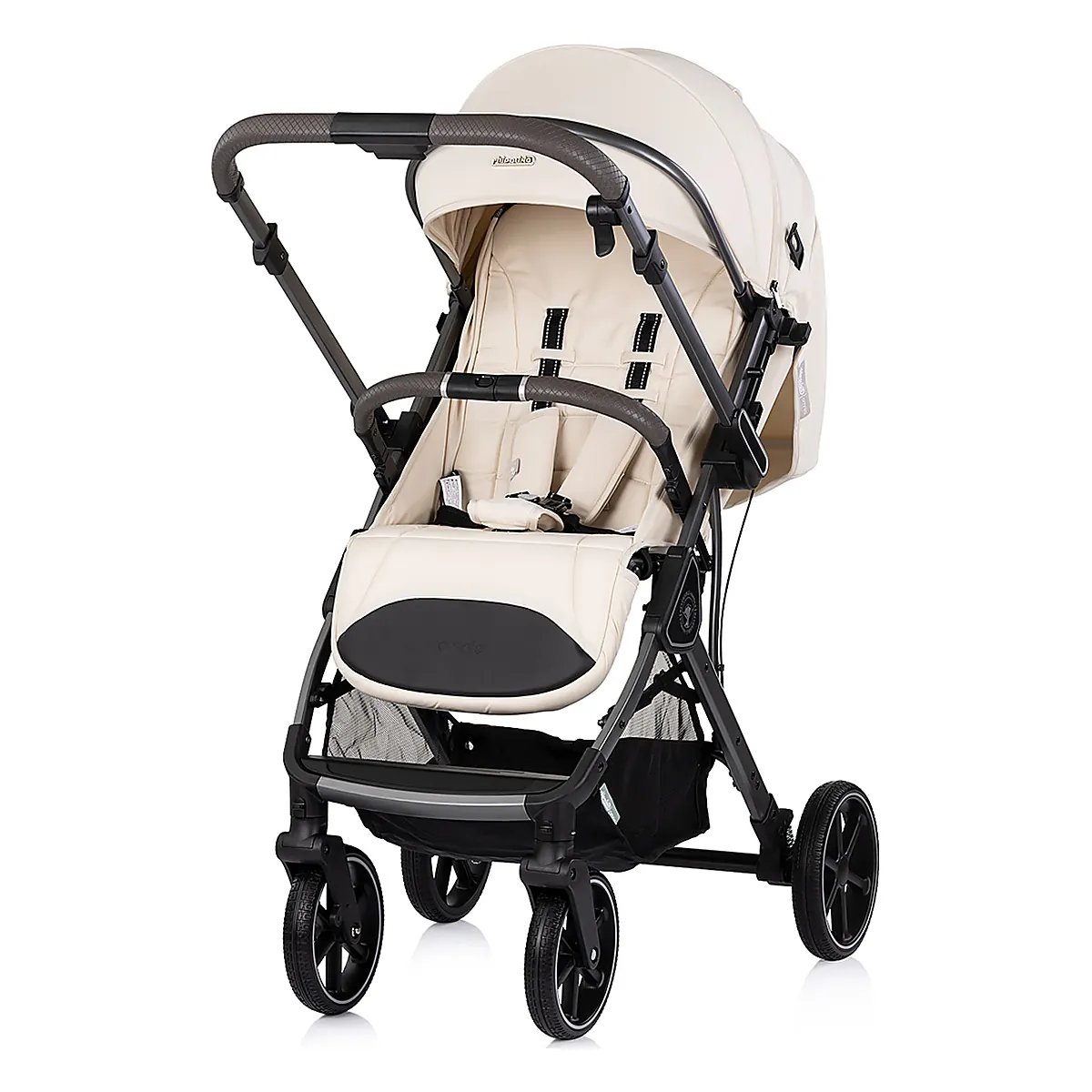 Carucior sport Chipolino Omnia cu maner reversibil si husa picioare, Cashmere [2]