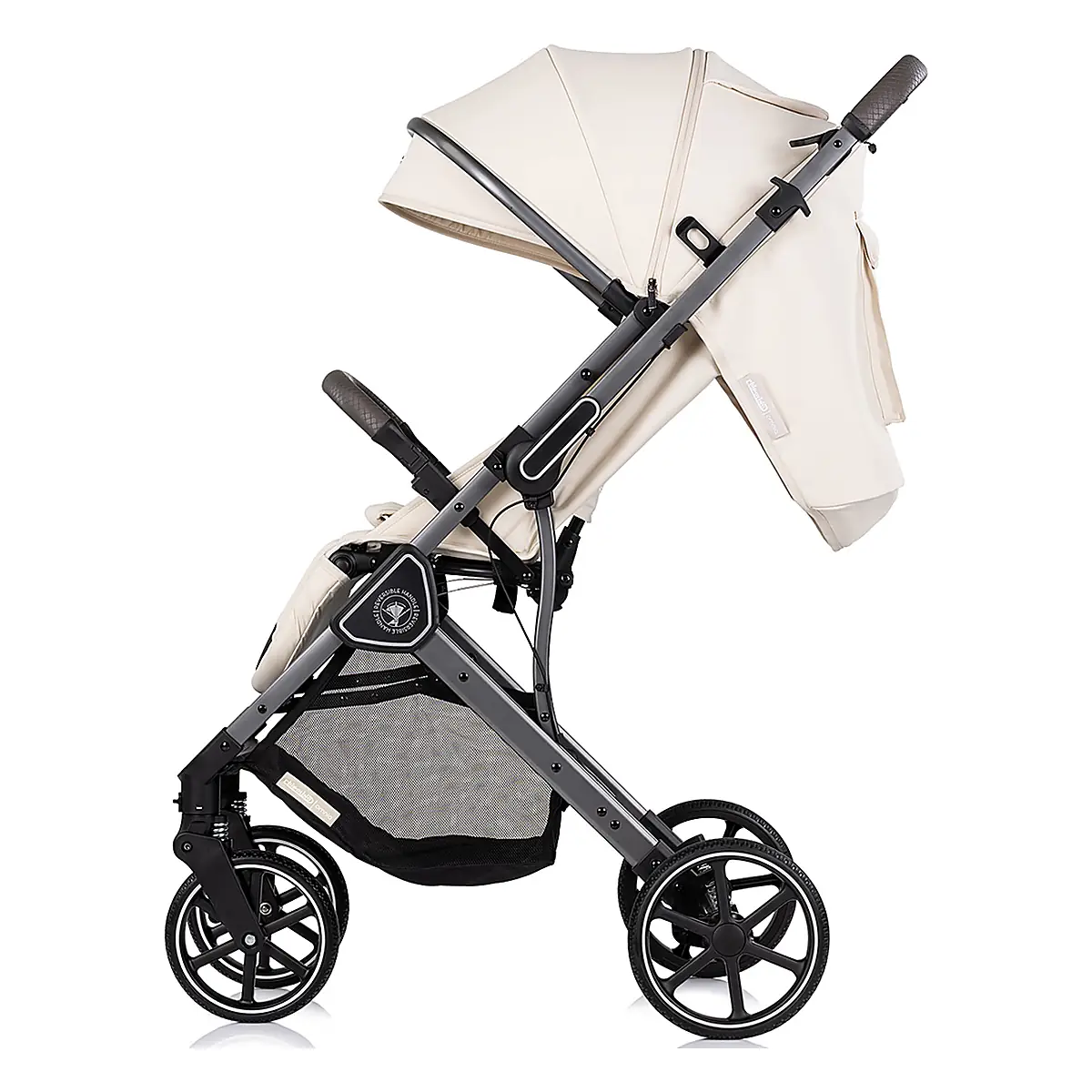 Carucior sport Chipolino Omnia cu maner reversibil si husa picioare, Cashmere [4]