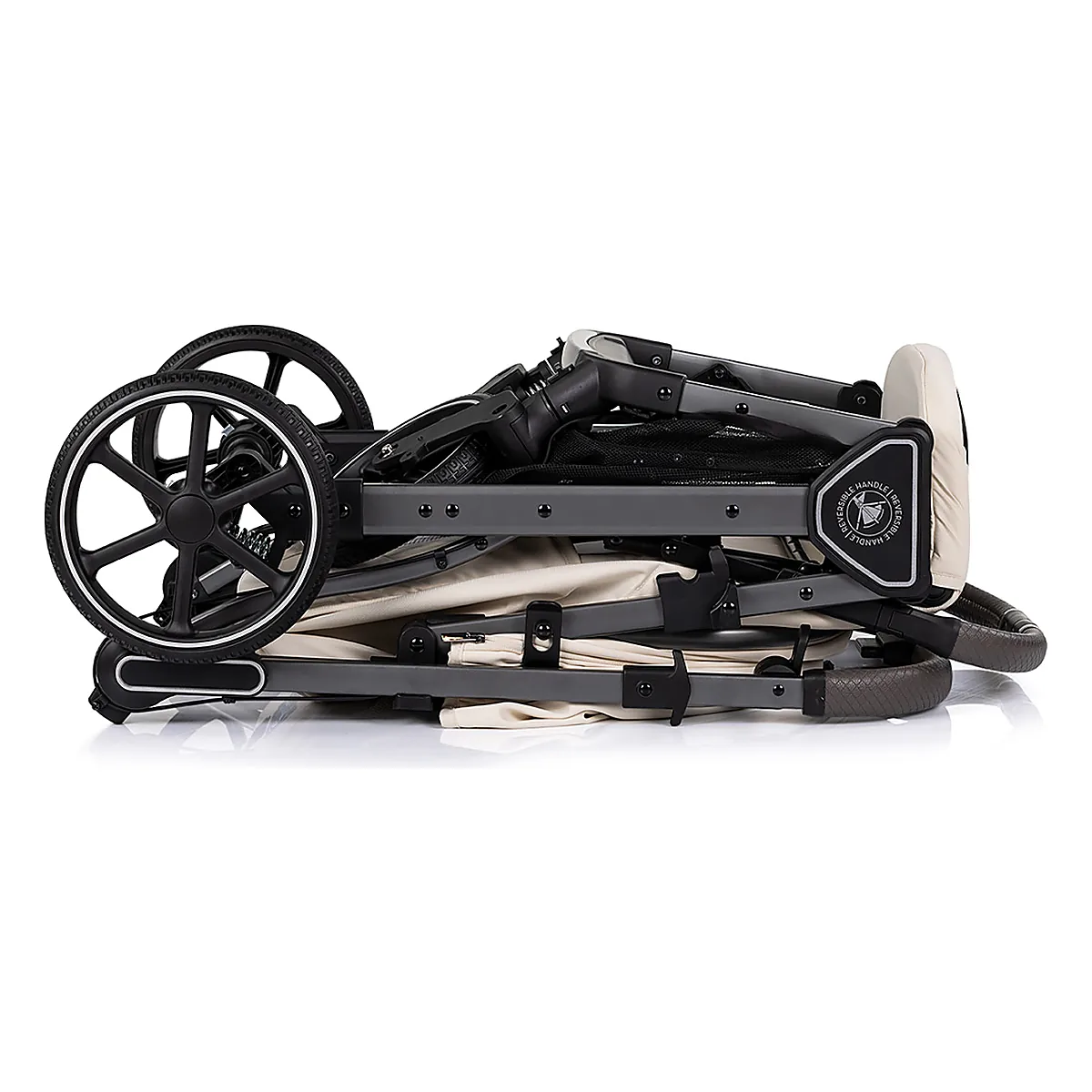 Carucior sport Chipolino Omnia cu maner reversibil si husa picioare, Cashmere [8]