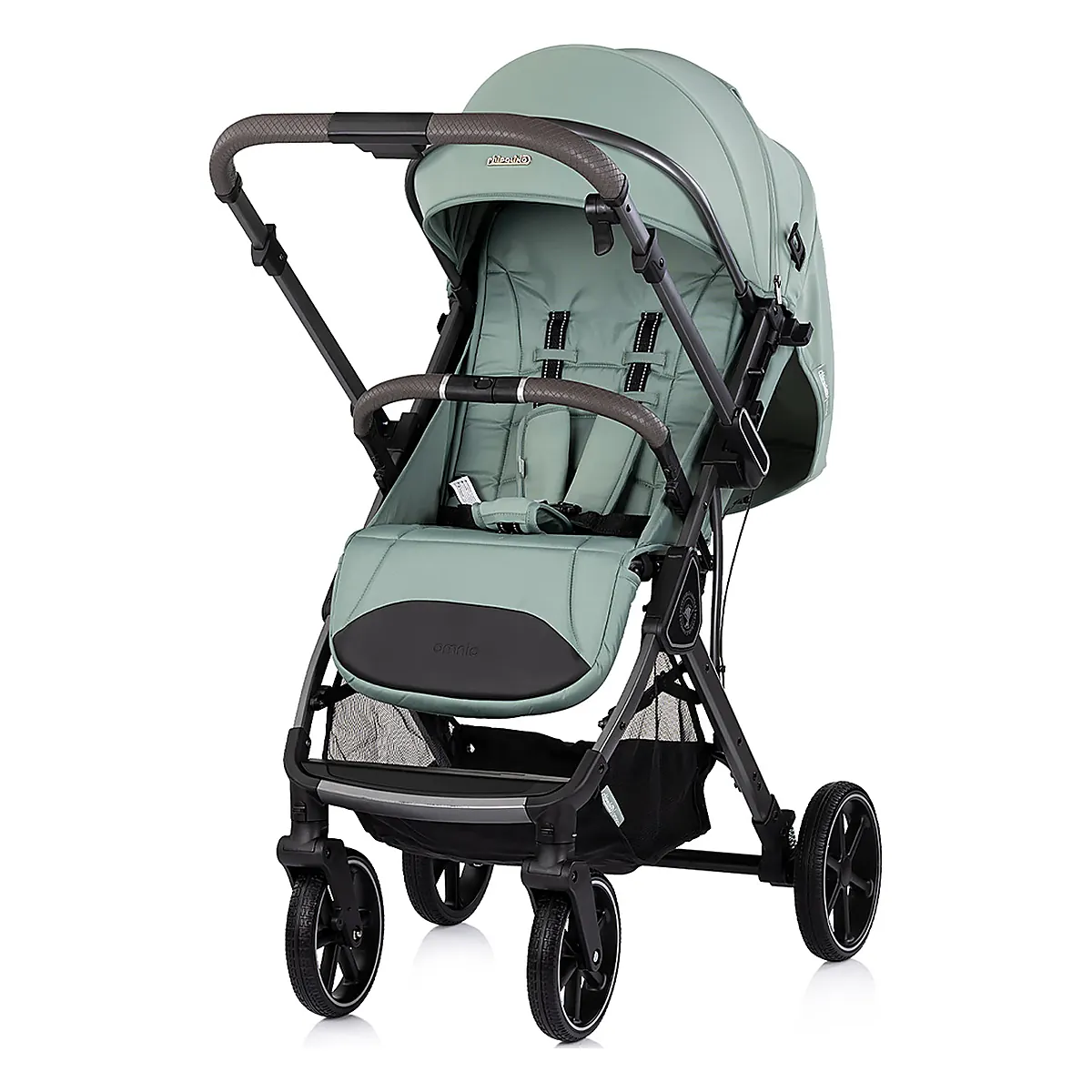 Carucior sport Chipolino Omnia cu maner reversibil si husa picioare, Matcha [2]