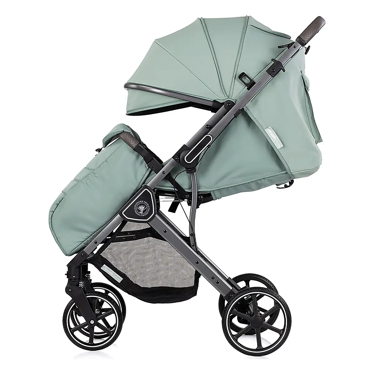Carucior sport Chipolino Omnia cu maner reversibil si husa picioare, Matcha [7]