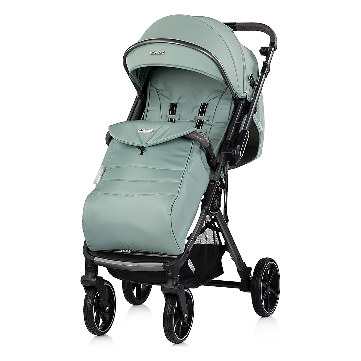 Carucior sport Chipolino Omnia cu maner reversibil si husa picioare, Matcha [3]