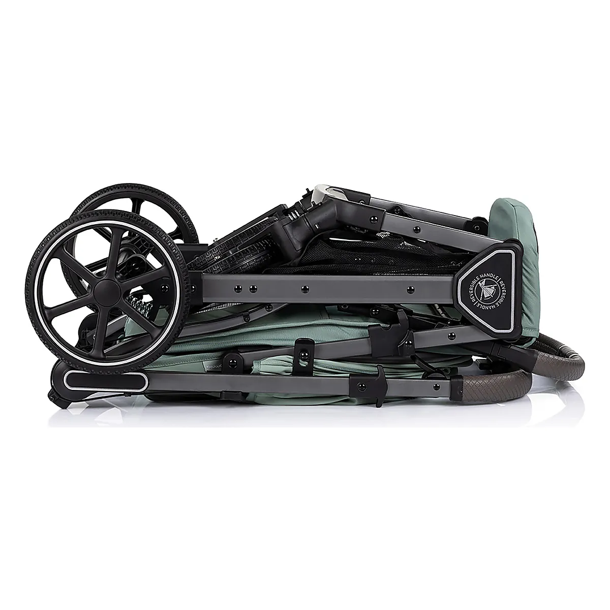 Carucior sport Chipolino Omnia cu maner reversibil si husa picioare, Matcha [8]