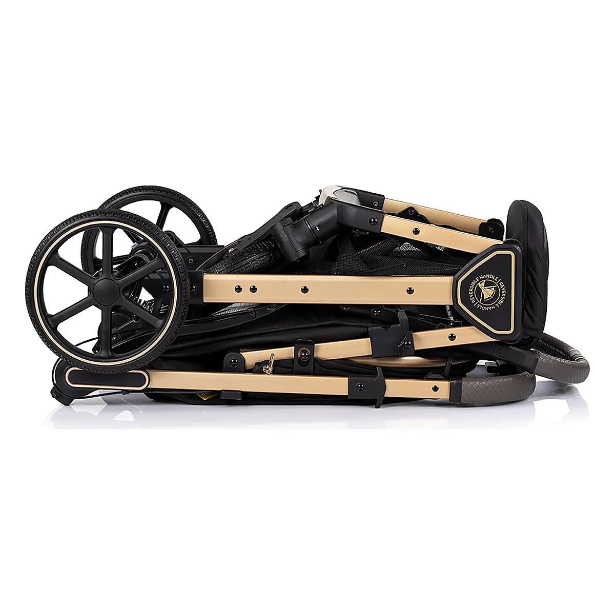 Carucior sport Chipolino Omnia cu maner reversibil si husa picioare, Noir [8]