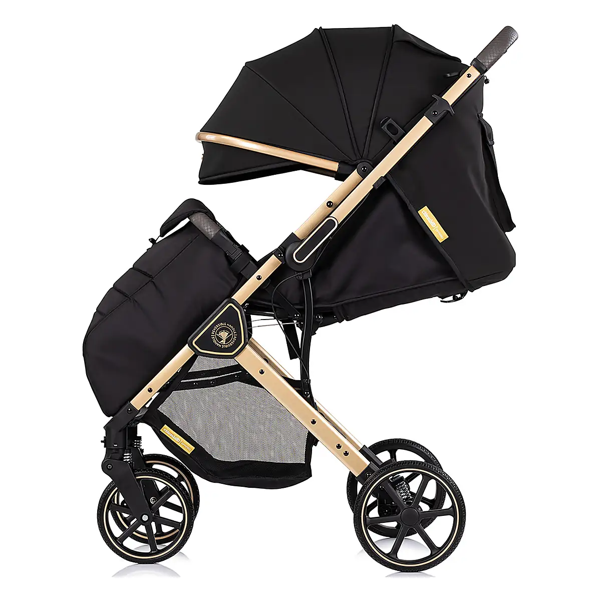 Carucior sport Chipolino Omnia cu maner reversibil si husa picioare, Noir [7]