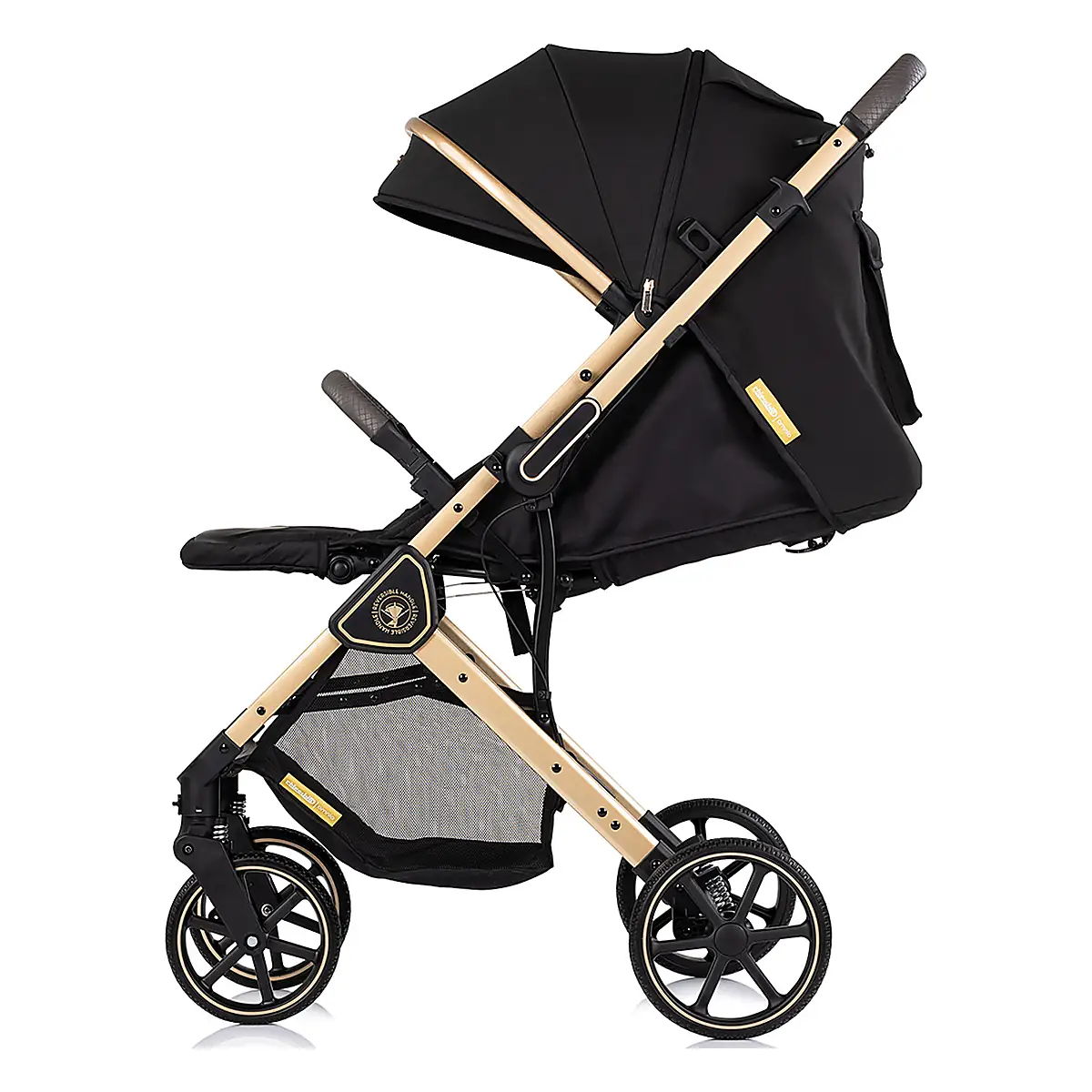 Carucior sport Chipolino Omnia cu maner reversibil si husa picioare, Noir [6]