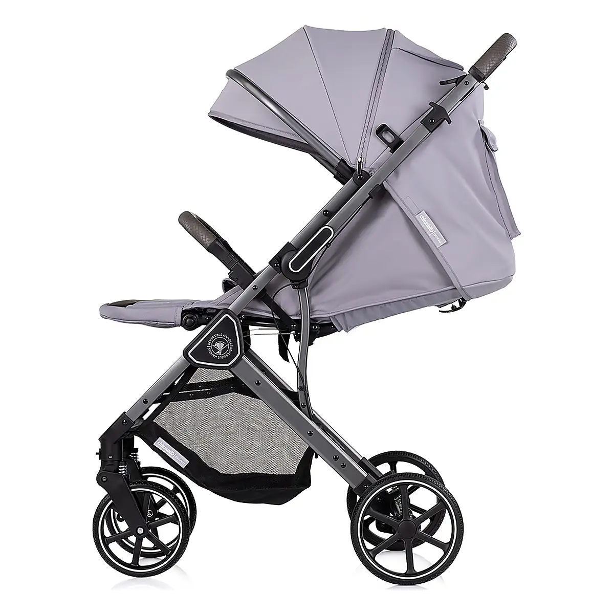 Carucior sport Chipolino Omnia cu maner reversibil si husa picioare, Platinum [6]