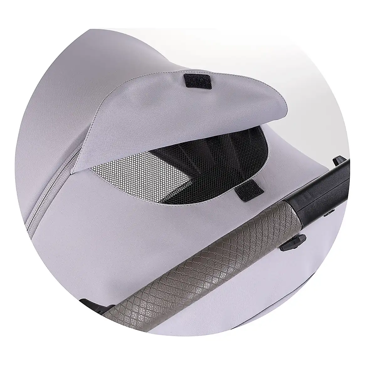 Carucior sport Chipolino Omnia cu maner reversibil si husa picioare, Platinum [12]