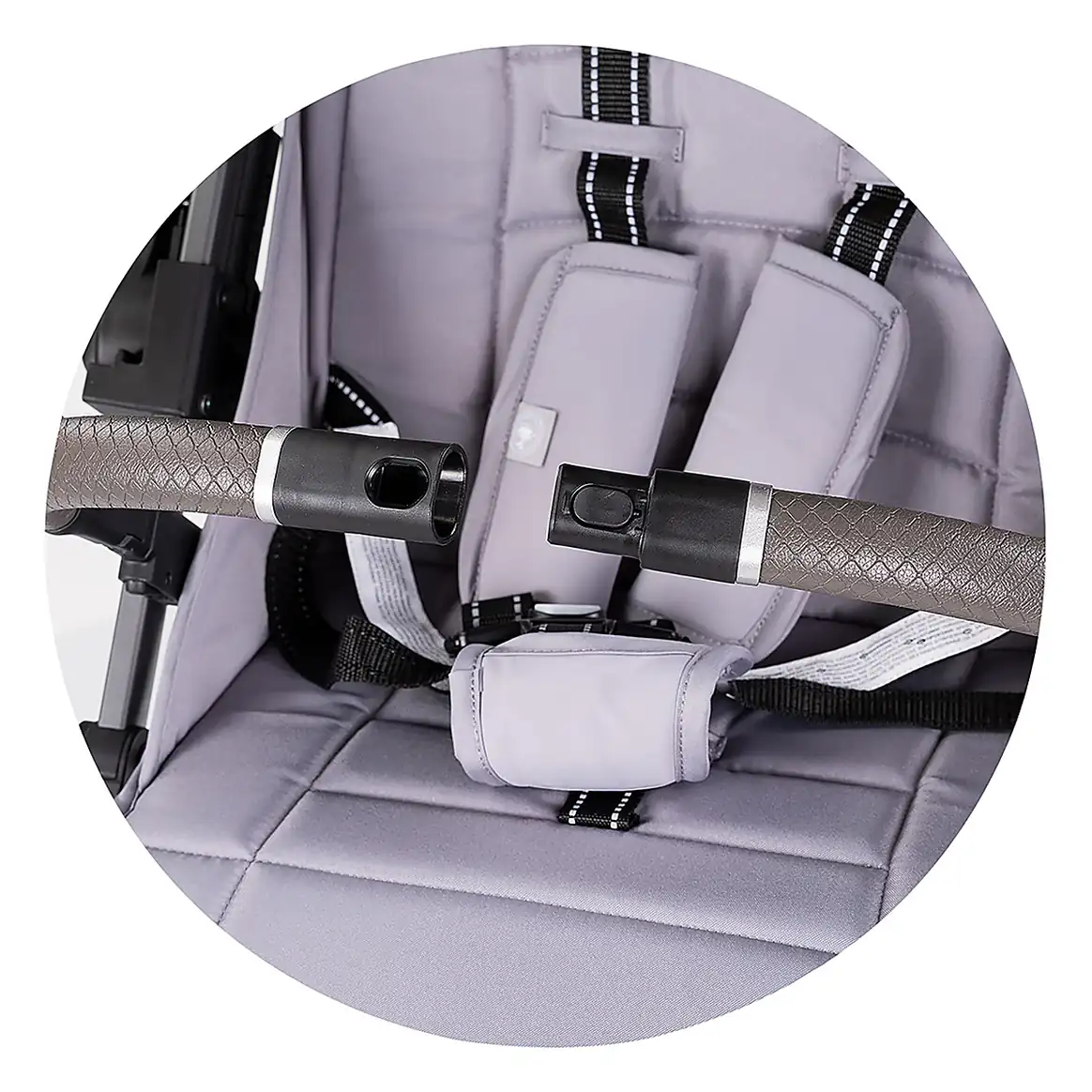 Carucior sport Chipolino Omnia cu maner reversibil si husa picioare, Platinum [13]