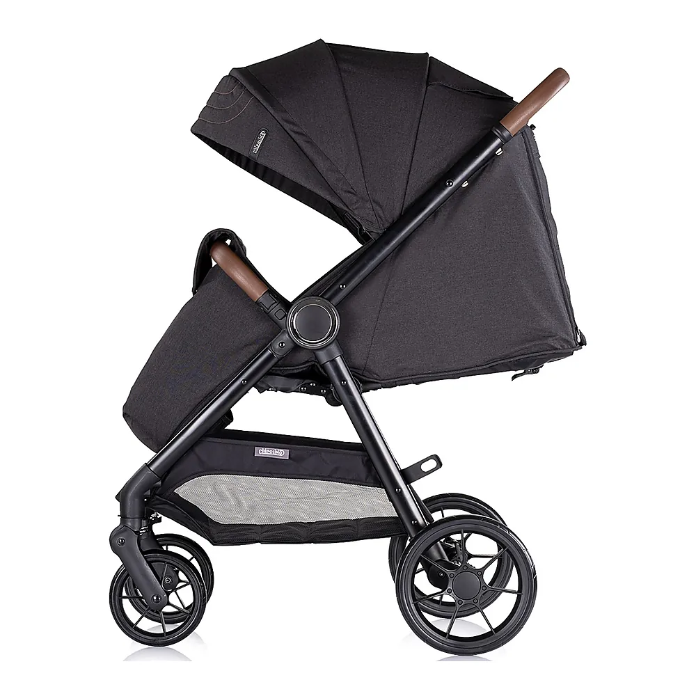 Carucior sport Chipolino Ultera cu husa picioare, Blackberry [5]