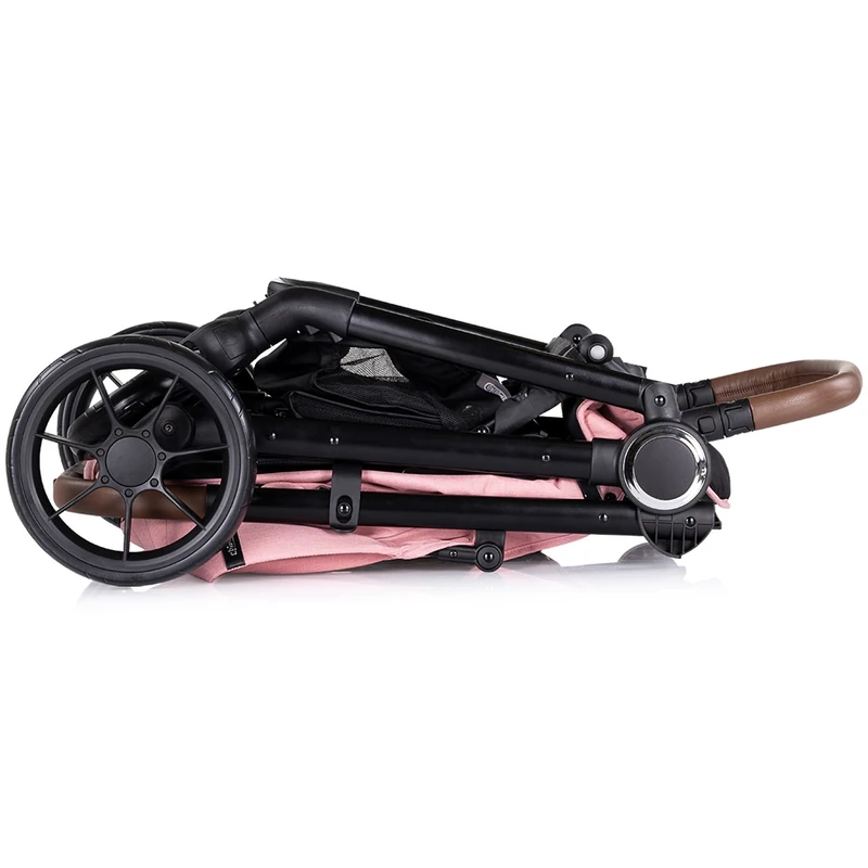Carucior sport Chipolino Ultera cu husa picioare, Pink marshmallow [6]