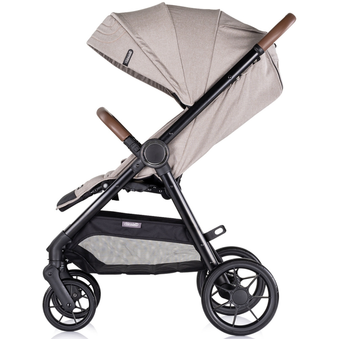 Carucior sport Chipolino Ultera cu husa picioare tiramisu [3]