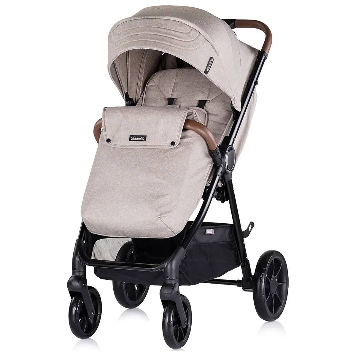 Carucior sport Chipolino Ultera, pana la 22 kg, cu husa picioare, pliere cu o singura mana, Tiramisu [2]