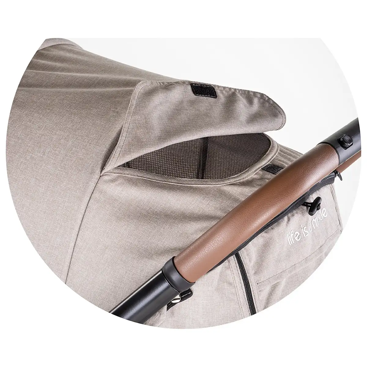 Carucior sport Chipolino Ultera, pana la 22 kg, cu husa picioare, pliere cu o singura mana, Tiramisu [10]