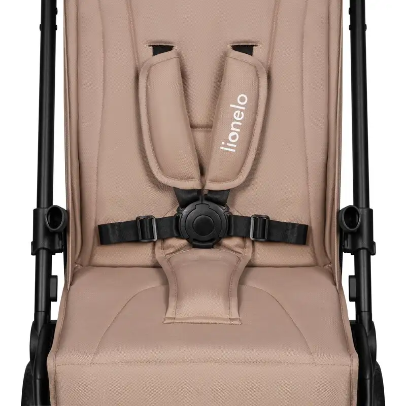 Carucior sport Cloe, 6 luni+, Cu accesorii, Cadru din aluminiu, 0-22 kg, Usor, Pliabil cu o singura mana, Ideal pentru toate tipurile de suprafete, Bej [9]