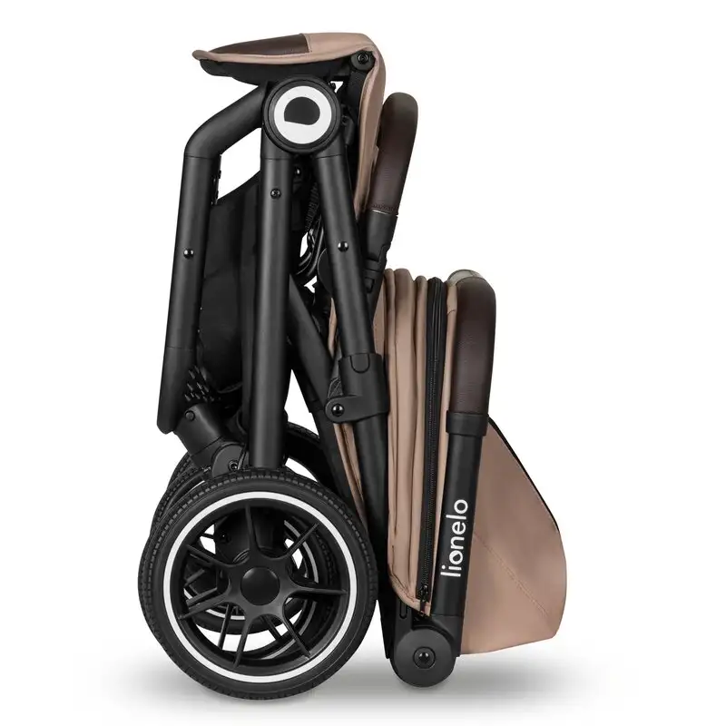 Carucior sport Cloe, 6 luni+, Cu accesorii, Cadru din aluminiu, 0-22 kg, Usor, Pliabil cu o singura mana, Ideal pentru toate tipurile de suprafete, Bej [6]