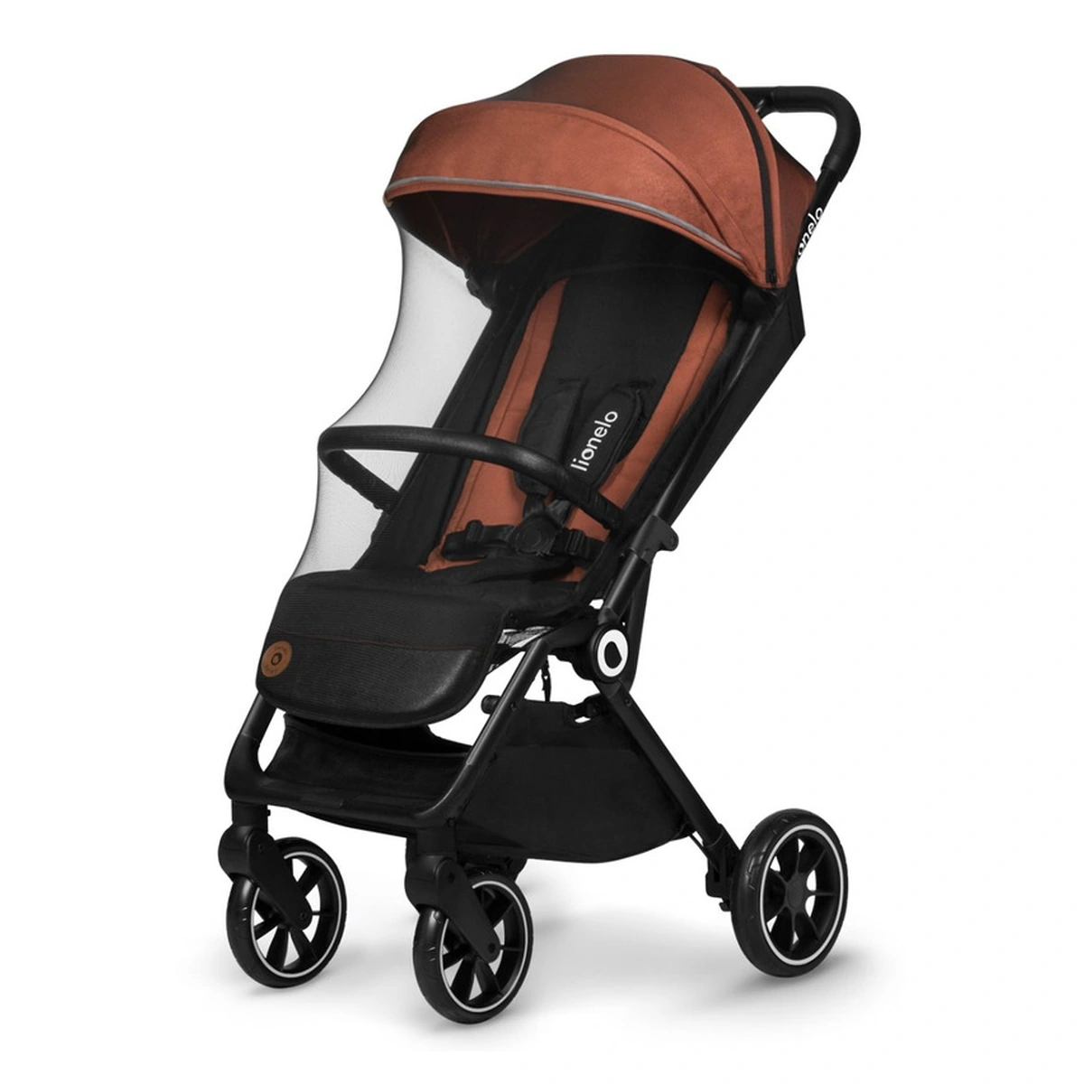 Carucior sport Cloe, 6luni+, Cu accesorii, Cadru din aluminiu, 0-22 kg, Usor, Pliabil cu o singura mana, Ideal pentru toate tipurile de suprafete, Maro [6]