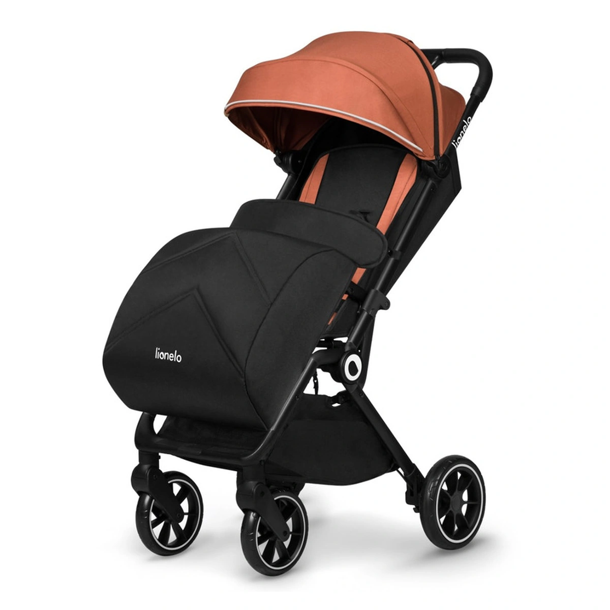 Carucior sport Cloe, 6luni+, Cu accesorii, Cadru din aluminiu, 0-22 kg, Usor, Pliabil cu o singura mana, Ideal pentru toate tipurile de suprafete, Maro [5]