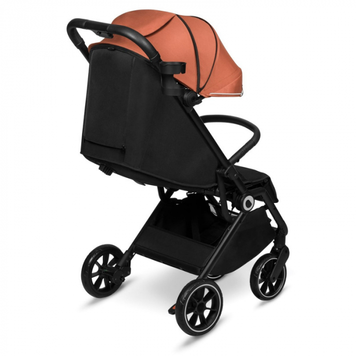 Carucior sport Cloe, 6luni+, Cu accesorii, Cadru din aluminiu, 0-22 kg, Usor, Pliabil cu o singura mana, Ideal pentru toate tipurile de suprafete, Maro [4]