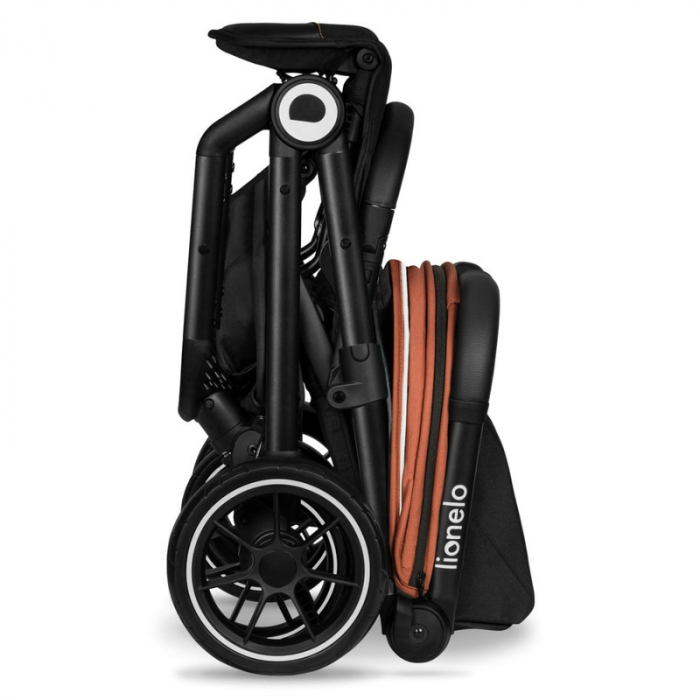 Carucior sport Cloe, 6luni+, Cu accesorii, Cadru din aluminiu, 0-22 kg, Usor, Pliabil cu o singura mana, Ideal pentru toate tipurile de suprafete, Maro [14]