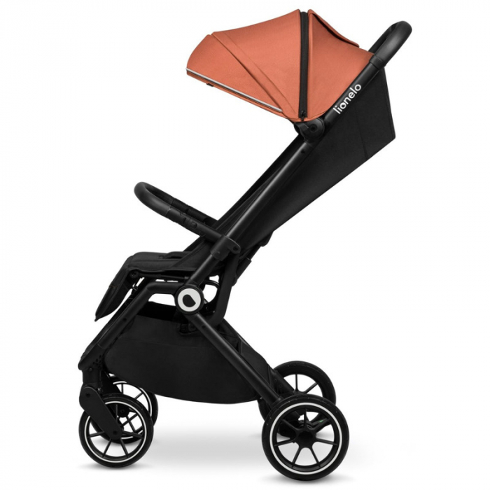 Carucior sport Cloe, 6luni+, Cu accesorii, Cadru din aluminiu, 0-22 kg, Usor, Pliabil cu o singura mana, Ideal pentru toate tipurile de suprafete, Maro [5]