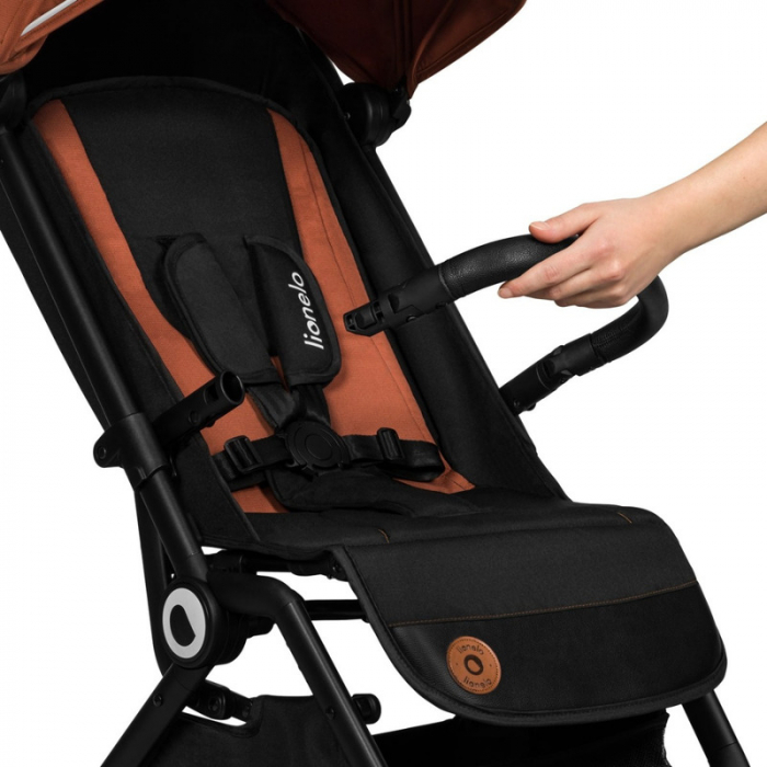 Carucior sport Cloe, 6luni+, Cu accesorii, Cadru din aluminiu, 0-22 kg, Usor, Pliabil cu o singura mana, Ideal pentru toate tipurile de suprafete, Maro [20]