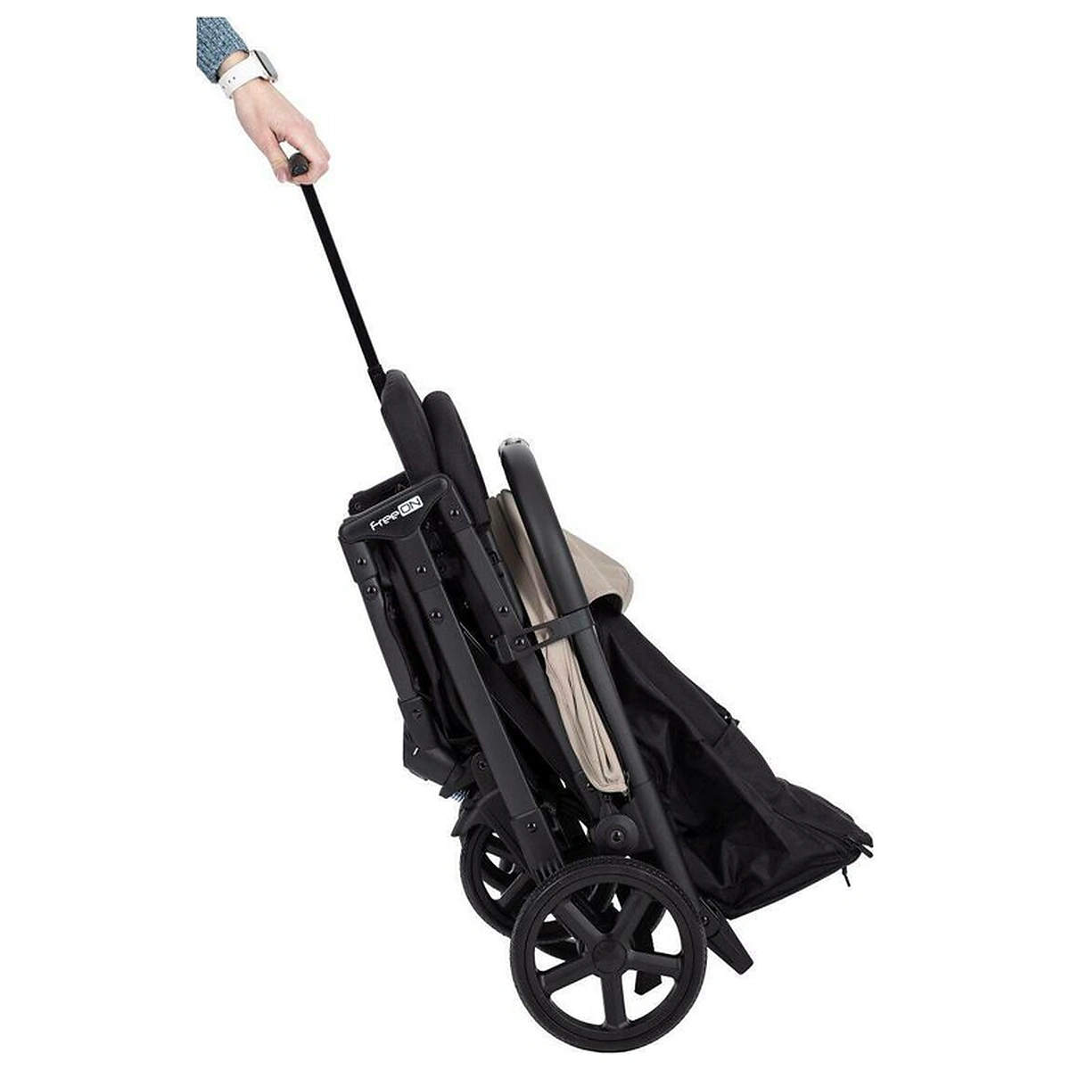 Carucior sport, FreeON, Tao, Pana la 22 Kg, 6.9 Kg, Cu maner pentru transport, Beige [9]