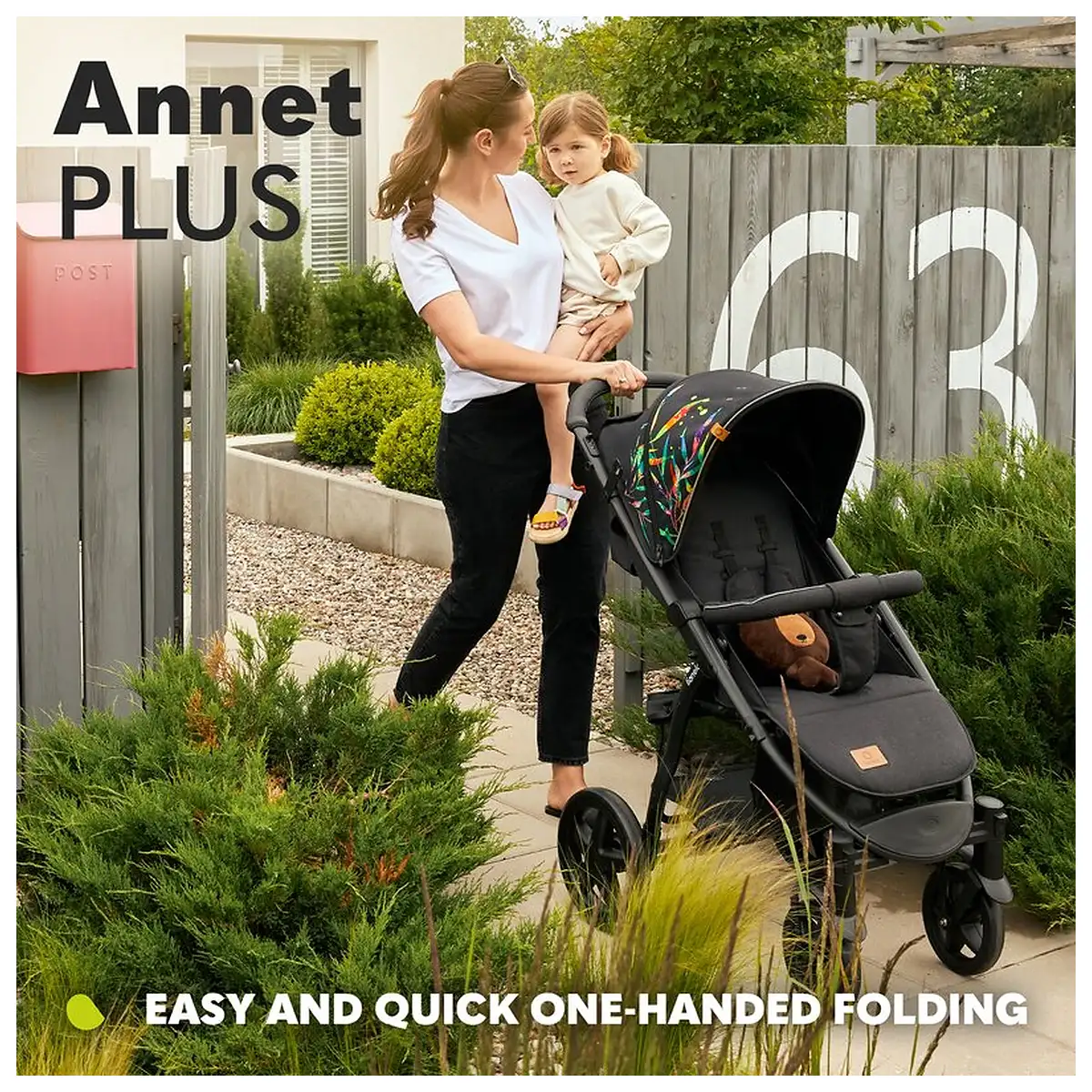 Carucior sport, Lionelo, Annet Plus, De la nastere, Cu accesorii si capotina XXL reglabila, 0 - 22 Kg, Conform cu [34]