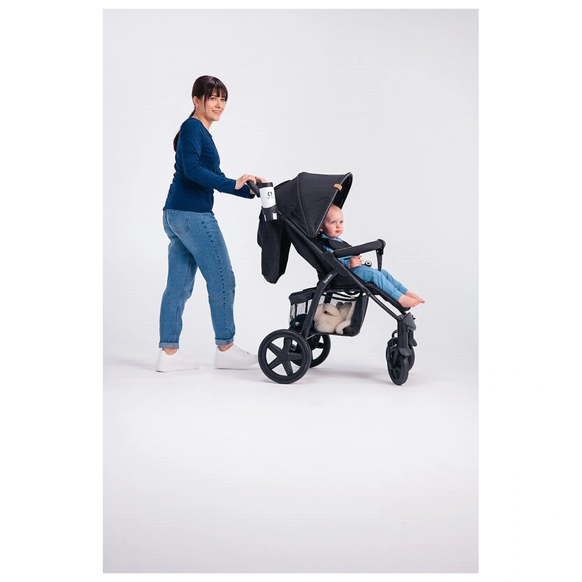 Carucior sport, Lionelo, Annet Plus, De la nastere, Cu accesorii si capotina XXL reglabila, 0 - 22 Kg, Conform cu [22]