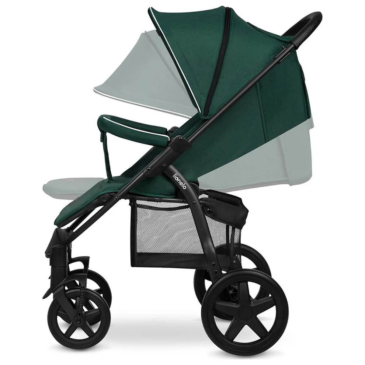 Carucior sport, Lionelo, Annet Plus, De la nastere, Cu accesorii si capotina XXL reglabila, 0 - 22 Kg, Conform cu [9]