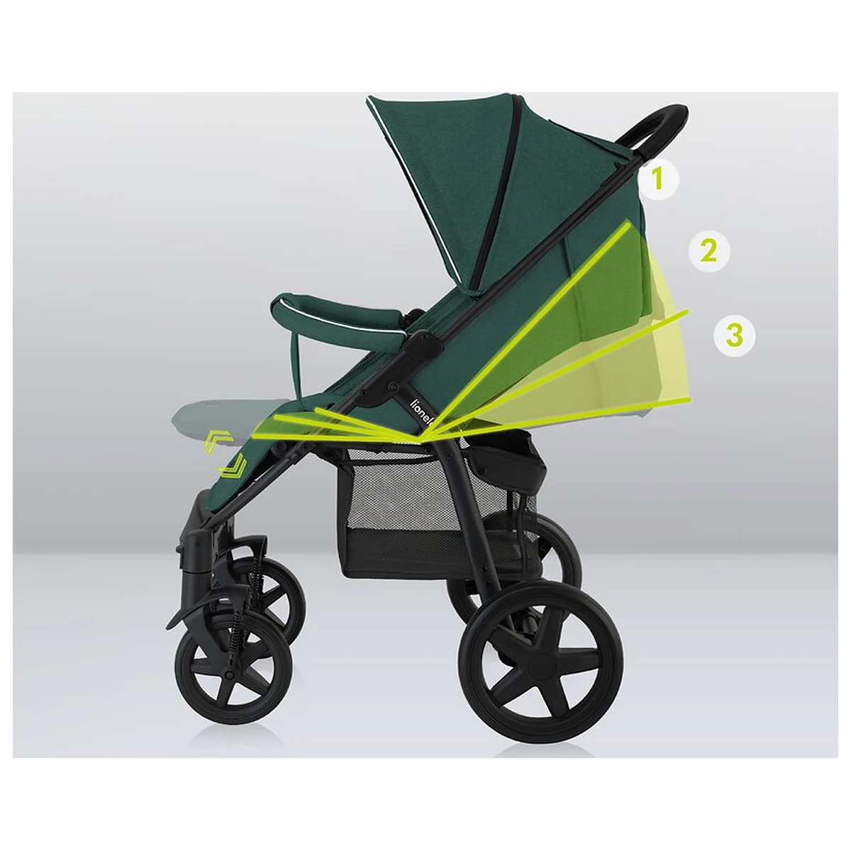 Carucior sport, Lionelo, Annet Plus, De la nastere, Cu accesorii si capotina XXL reglabila, 0 - 22 Kg, Conform cu [25]