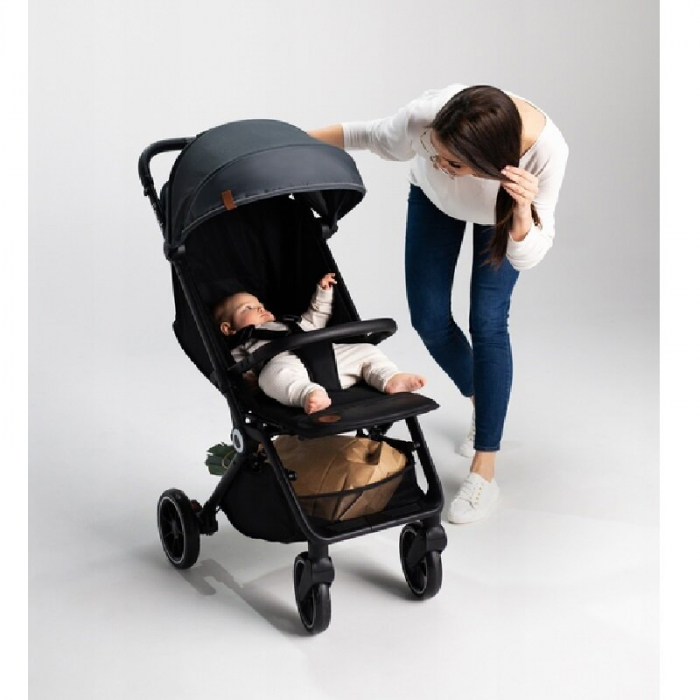 Carucior sport, Lionelo, Cloe, Cu accesorii, Pliere compacta pentru avion, cu o singura mana, 6 luni+, Gri [36]