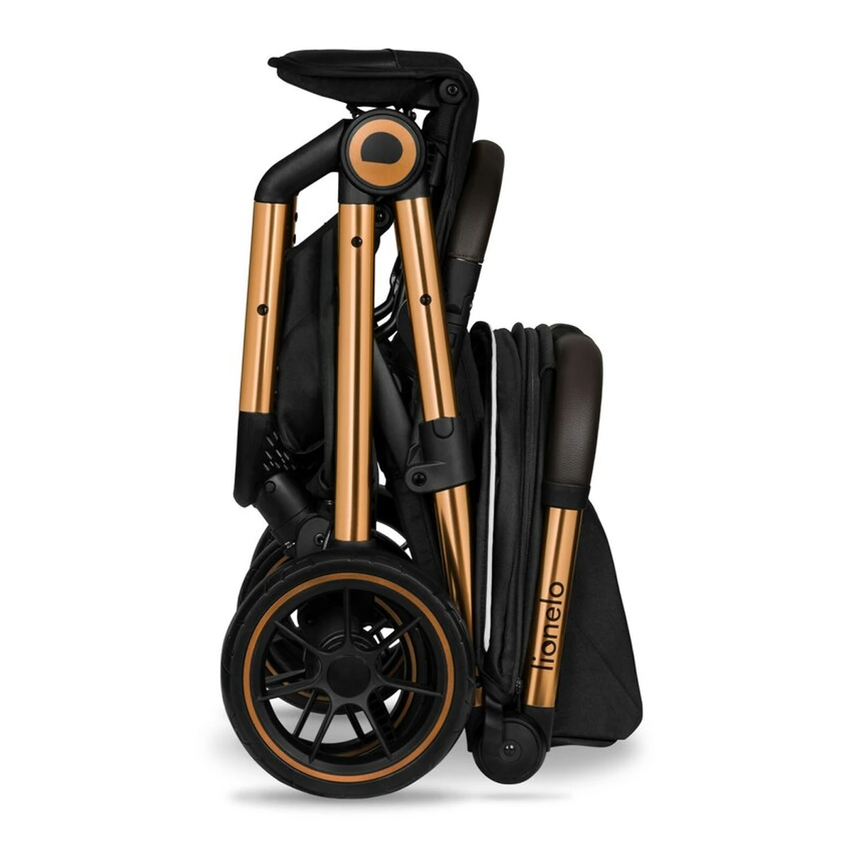 Carucior sport, Lionelo, Cloe, Cu accesorii, Pliere compacta pentru avion, cu o singura mana, 6 luni+, Black Onyx [13]