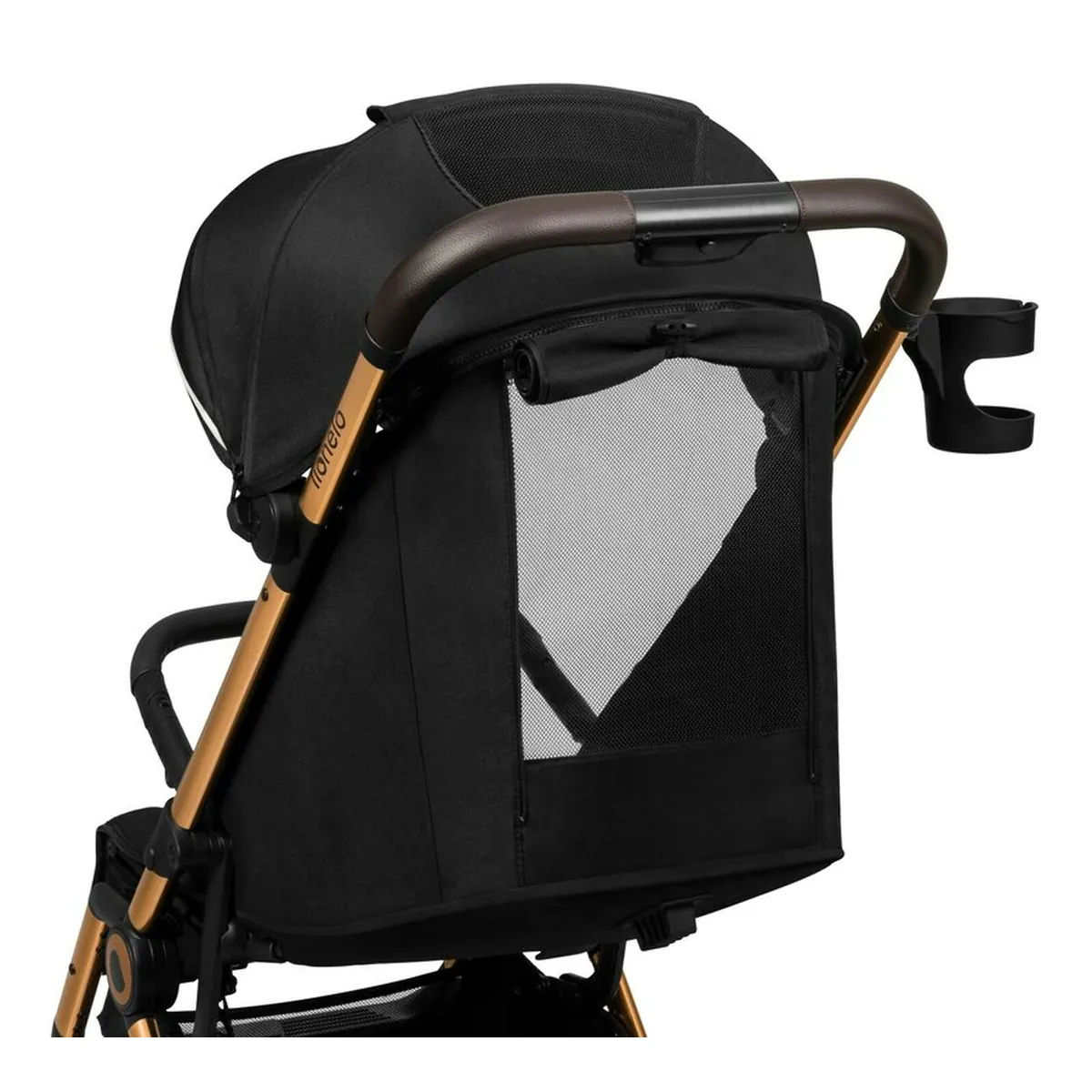 Carucior sport, Lionelo, Cloe, Cu accesorii, Pliere compacta pentru avion, cu o singura mana, 6 luni+, Black Onyx [9]