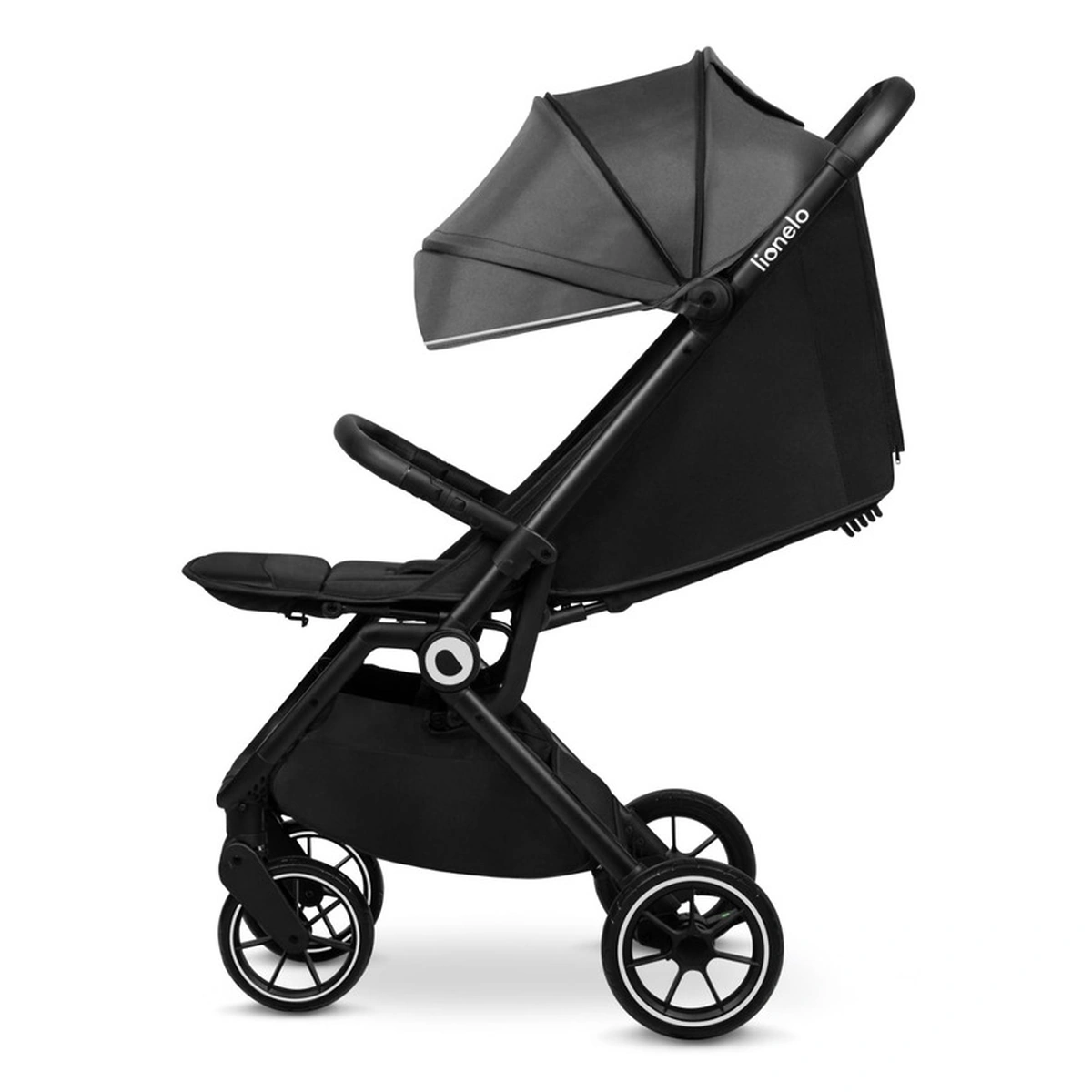 Carucior sport, Lionelo, Cloe, Cu accesorii, Pliere compacta pentru avion, cu o singura mana, 6 luni+, Gri [8]