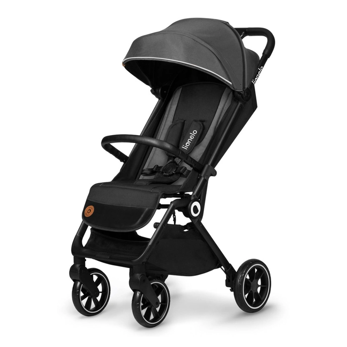 Carucior sport, Lionelo, Cloe, Cu accesorii, Pliere compacta pentru avion, cu o singura mana, 6 luni+, Gri [13]