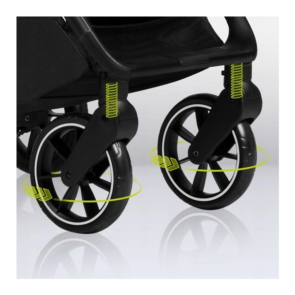 Carucior sport, Lionelo, Cloe, Cu accesorii, Pliere compacta pentru avion, cu o singura mana, 6 luni+, Gri [15]