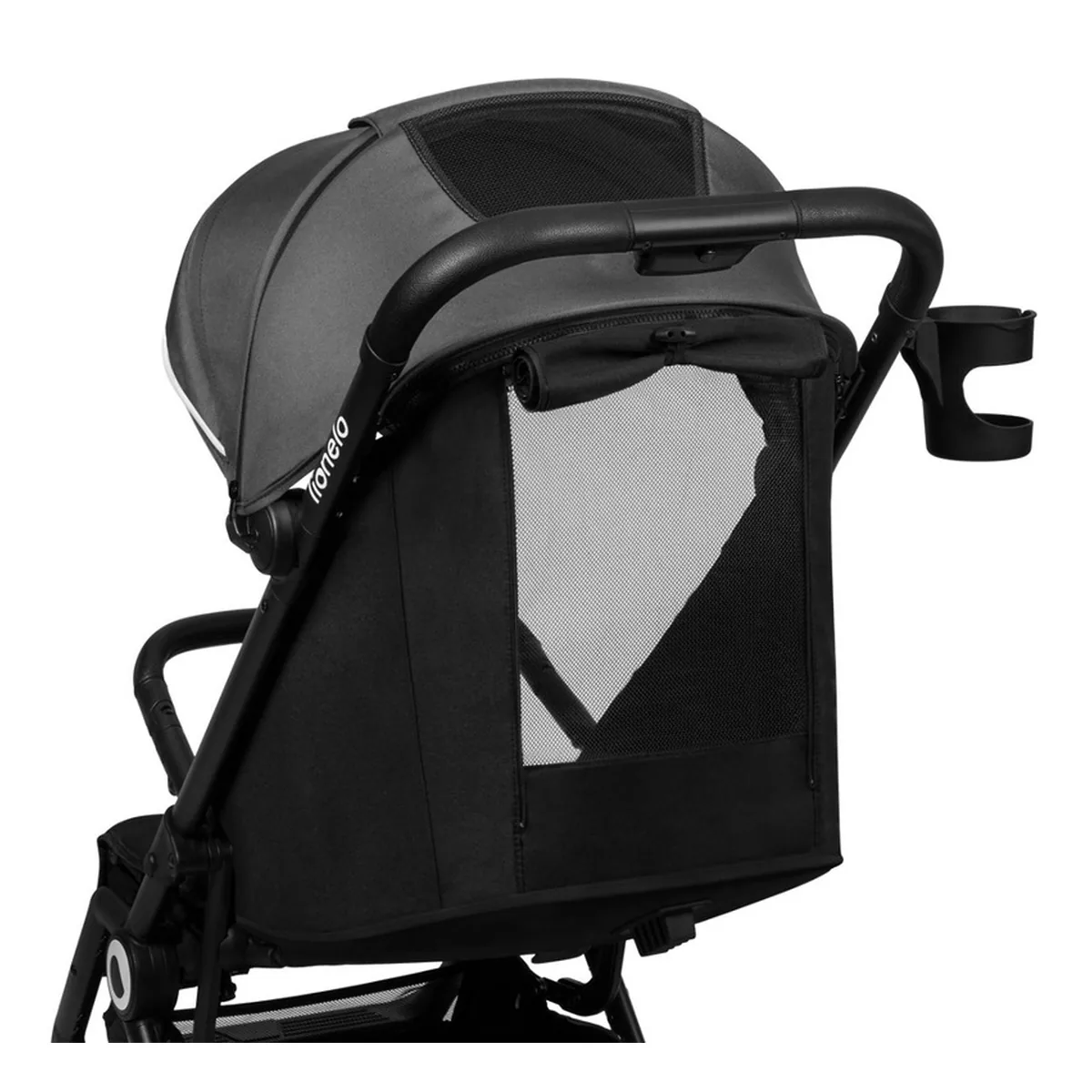 Carucior sport, Lionelo, Cloe, Cu accesorii, Pliere compacta pentru avion, cu o singura mana, 6 luni+, Gri [22]