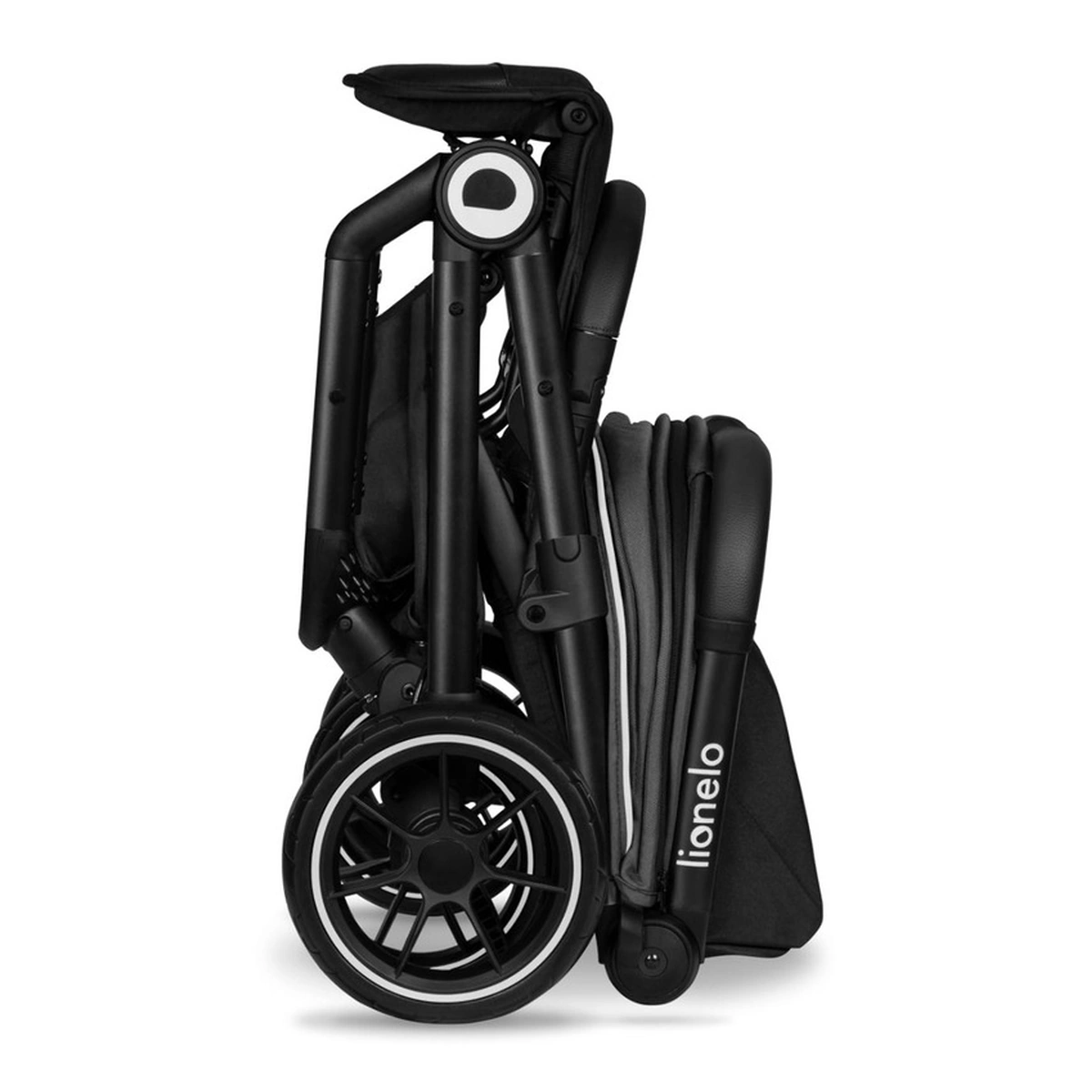 Carucior sport, Lionelo, Cloe, Cu accesorii, Pliere compacta pentru avion, cu o singura mana, 6 luni+, Gri [17]