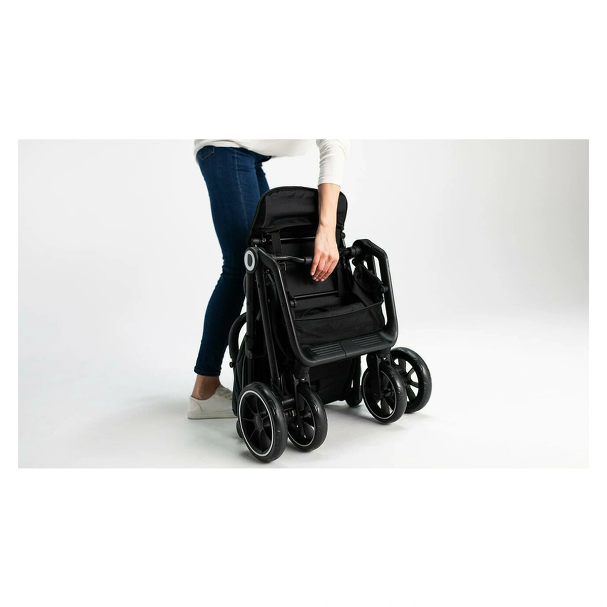 Carucior sport, Lionelo, Cloe, Cu accesorii, Pliere compacta pentru avion, cu o singura mana, 6 luni+, Verde Smarald [34]