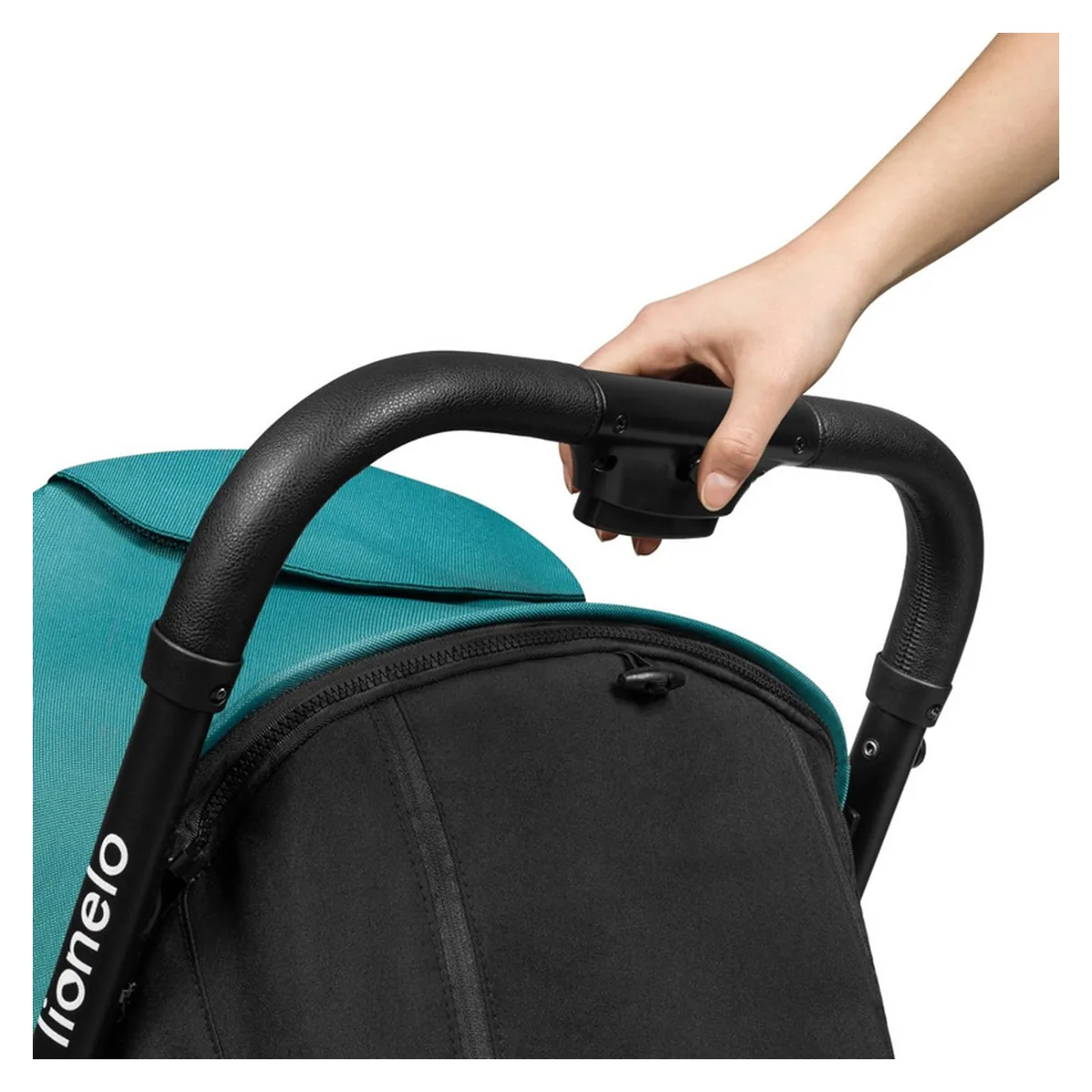 Carucior sport, Lionelo, Cloe, Cu accesorii, Pliere compacta pentru avion, cu o singura mana, 6 luni+, Verde Smarald [21]