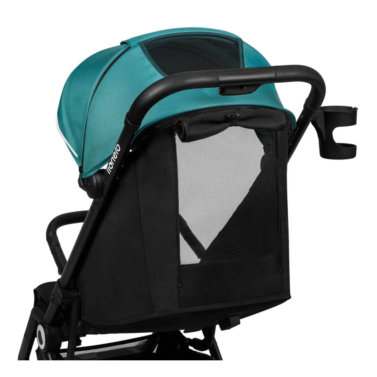 Carucior sport, Lionelo, Cloe, Cu accesorii, Pliere compacta pentru avion, cu o singura mana, 6 luni+, Verde Smarald [20]