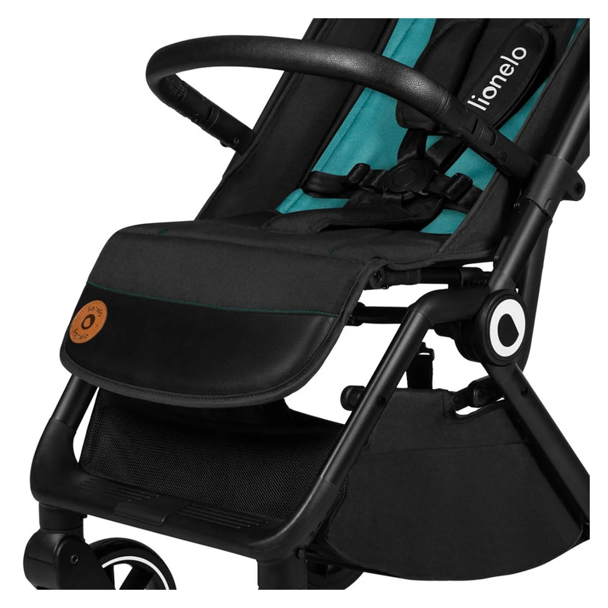 Carucior sport, Lionelo, Cloe, Cu accesorii, Pliere compacta pentru avion, cu o singura mana, 6 luni+, Verde Smarald [17]