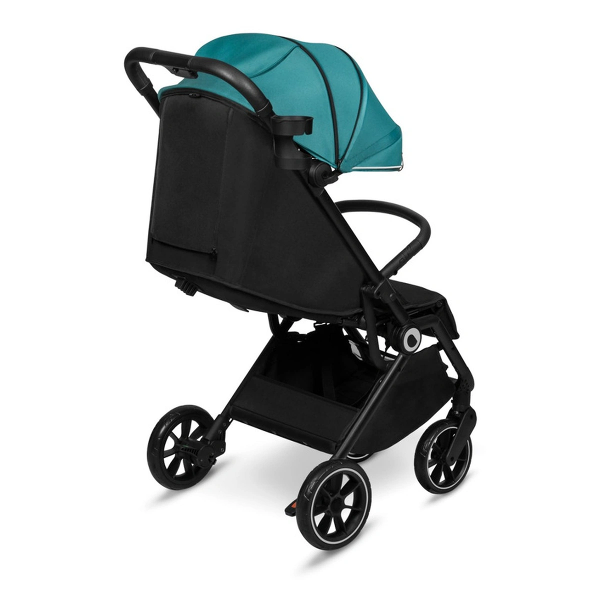 Carucior sport, Lionelo, Cloe, Cu accesorii, Pliere compacta pentru avion, cu o singura mana, 6 luni+, Verde Smarald [14]