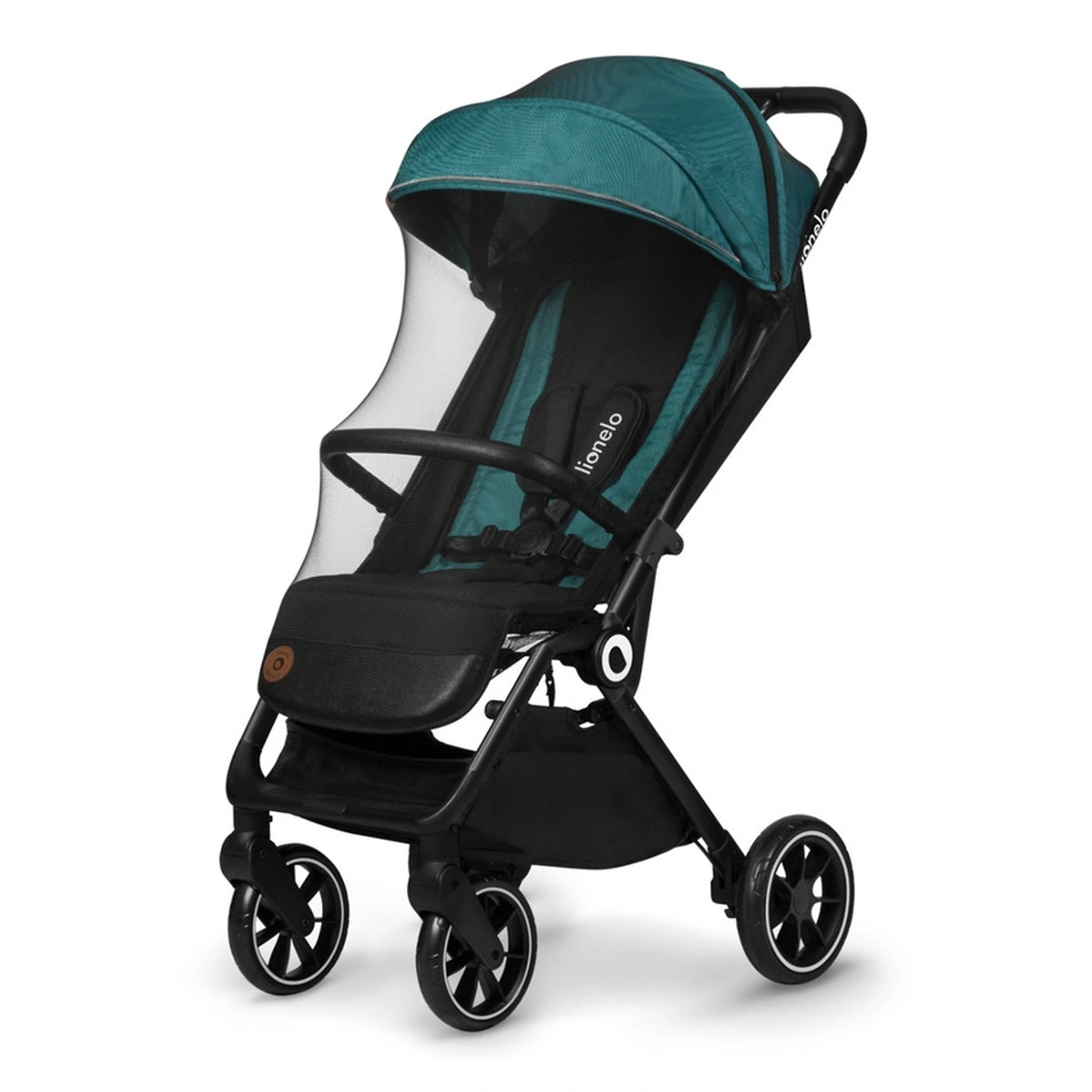 Carucior sport, Lionelo, Cloe, Cu accesorii, Pliere compacta pentru avion, cu o singura mana, 6 luni+, Verde Smarald [6]