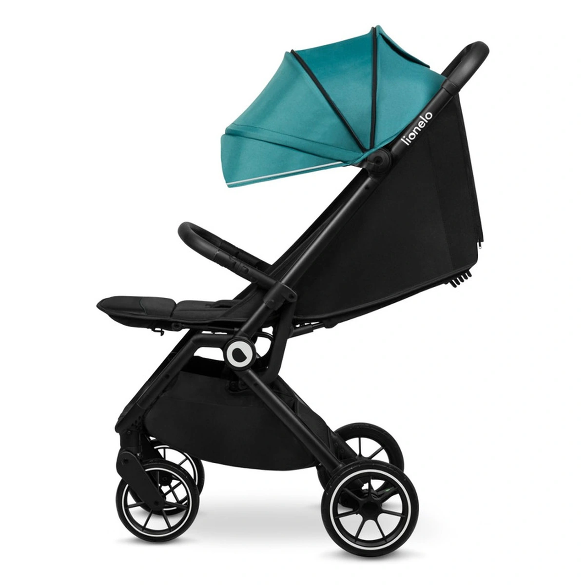 Carucior sport, Lionelo, Cloe, Cu accesorii, Pliere compacta pentru avion, cu o singura mana, 6 luni+, Verde Smarald [12]