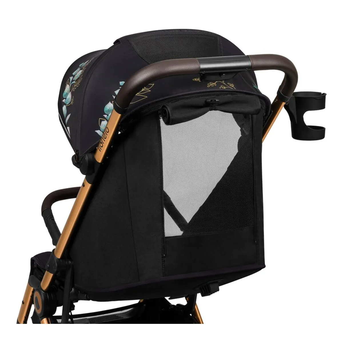 Carucior sport, Lionelo, Cloe, Golden Moments, Editie limitata, Cu accesorii, Pliere compacta pentru avion, 6 luni+, Negru [13]