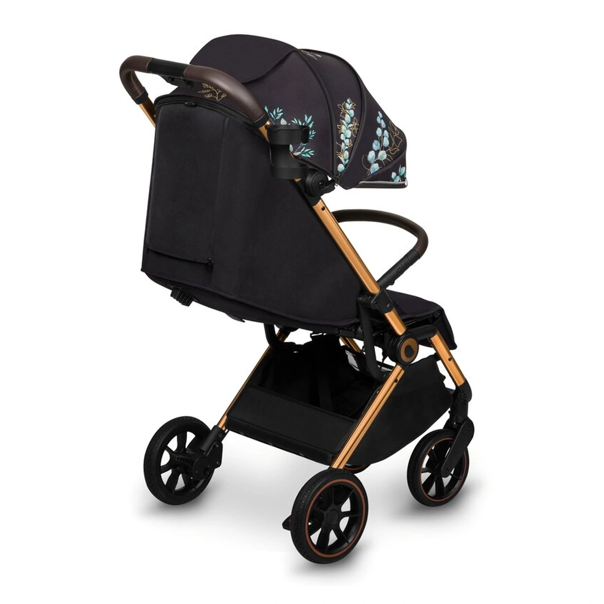 Carucior sport, Lionelo, Cloe, Golden Moments, Editie limitata, Cu accesorii, Pliere compacta pentru avion, 6 luni+, Negru [9]