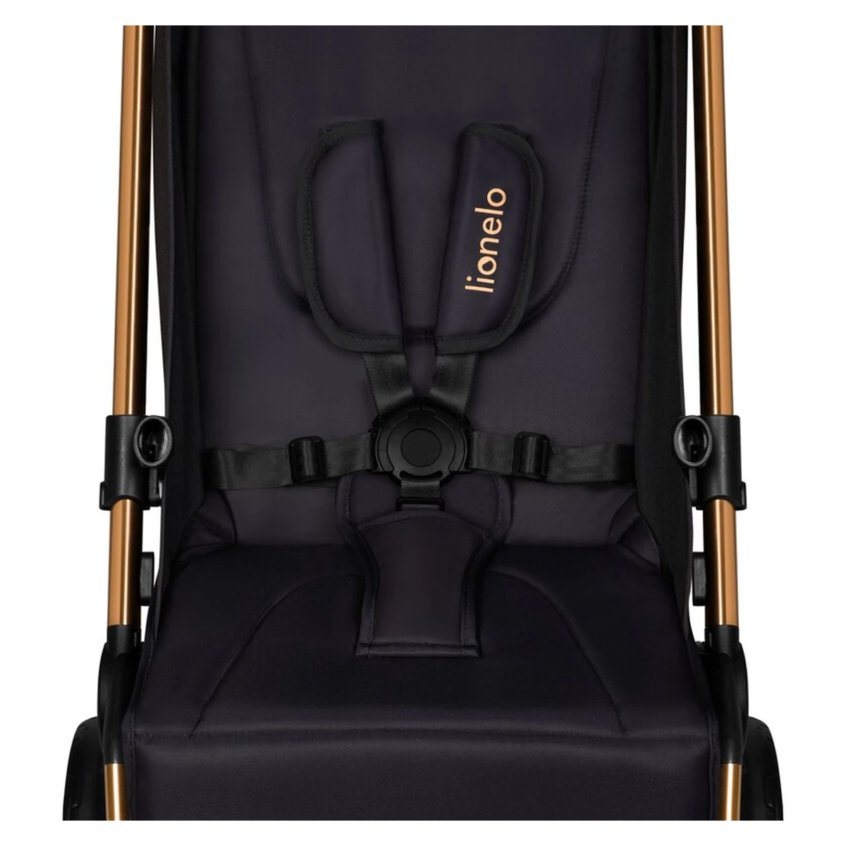 Carucior sport, Lionelo, Cloe, Golden Moments, Editie limitata, Cu accesorii, Pliere compacta pentru avion, 6 luni+, Negru [11]