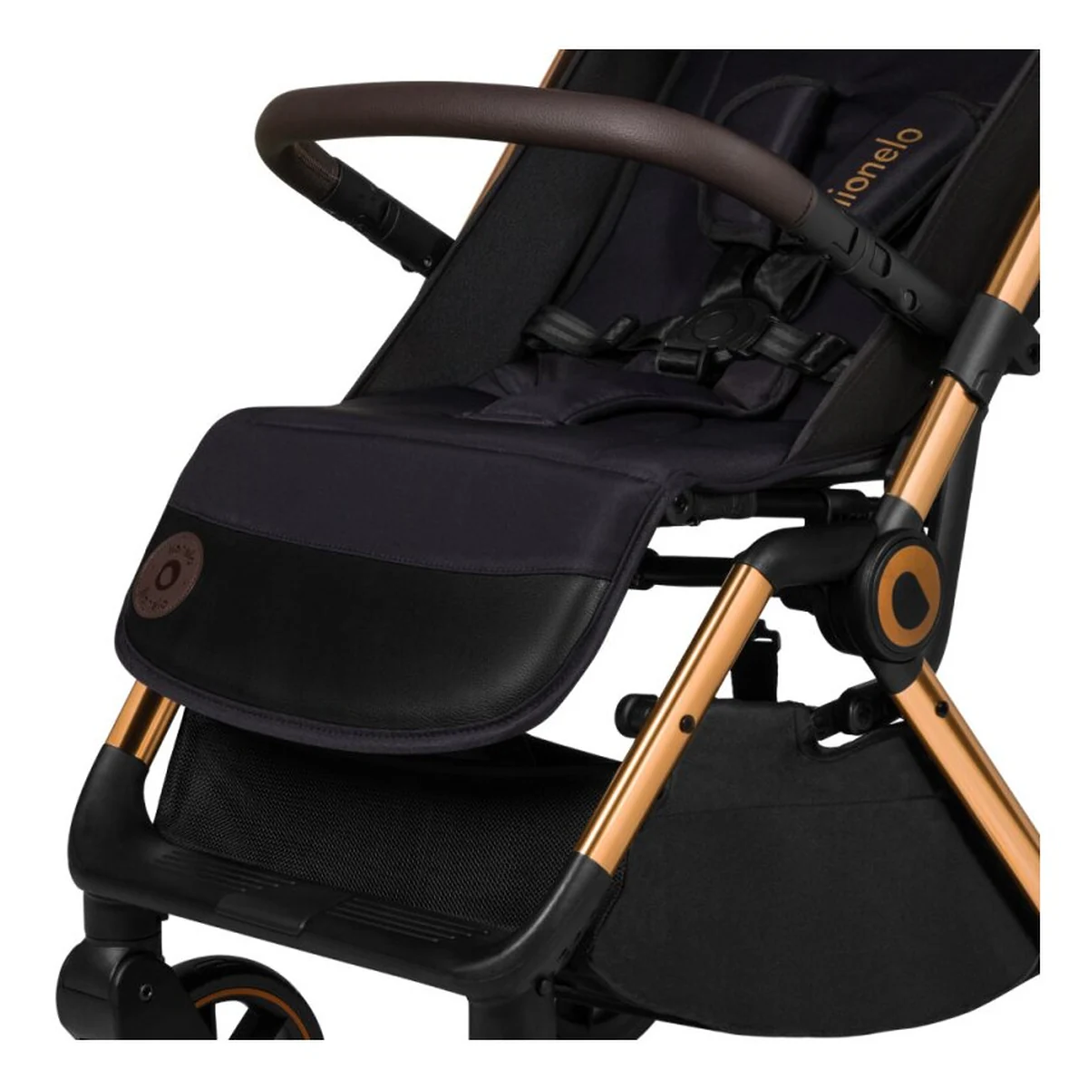 Carucior sport, Lionelo, Cloe, Golden Moments, Editie limitata, Cu accesorii, Pliere compacta pentru avion, 6 luni+, Negru [18]